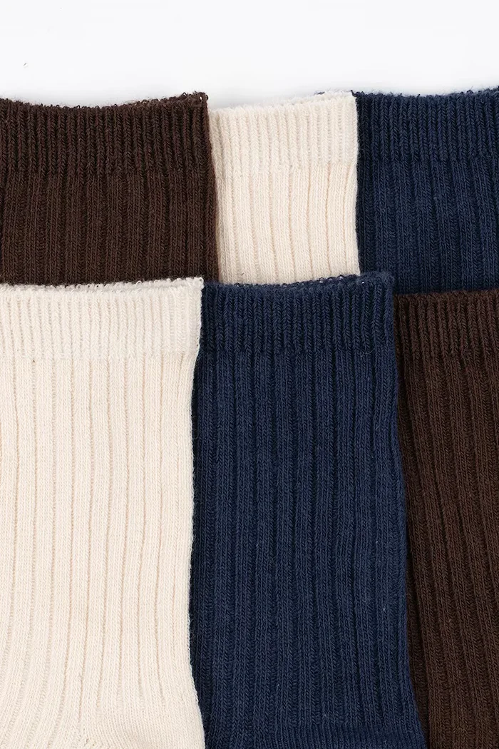Konges Sløjd чорапи за деца 3 PACK RIB SOCKS многоцветни KS105864