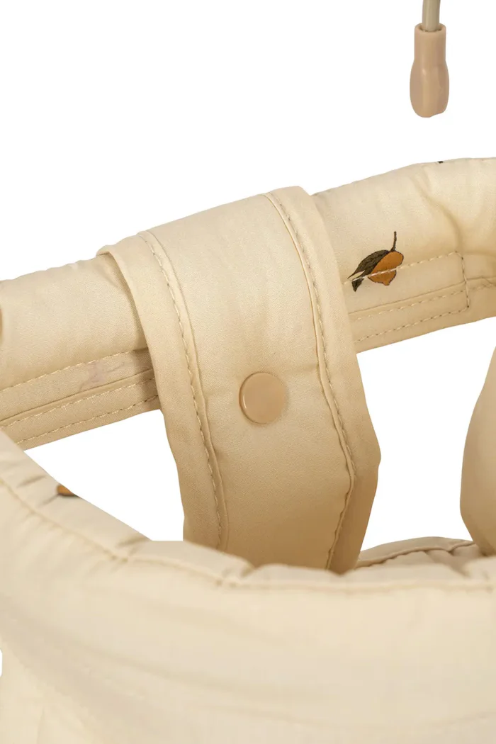 Konges Sløjd детска памучна кошница за кукли DOLL BIKE SEAT бежова KS105330