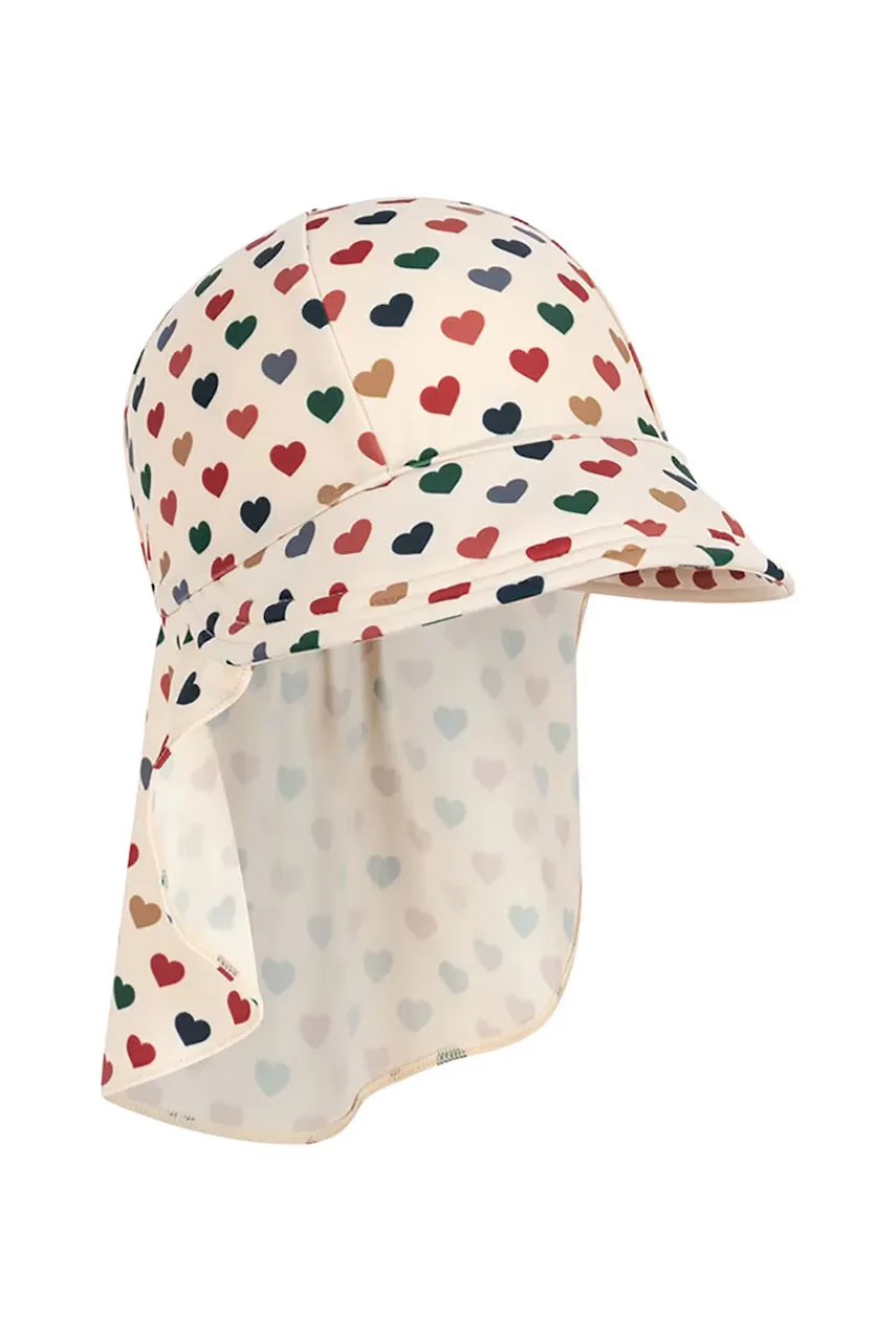 Konges Sløjd Детска шапка с козирка MANUCA FRILL SUN HAT GRS