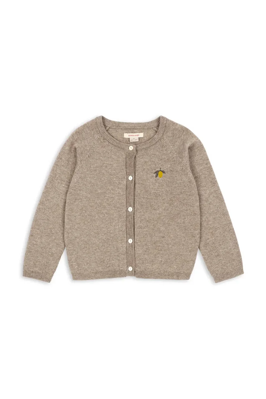 Konges Sløjd Детска жилетка с въ;на MATTOU KNIT CARDIGAN