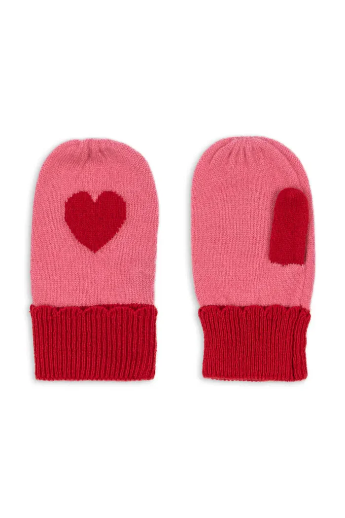 Konges Sløjd Детски ръкавици COLLETTE MITTENS в розово KS103460