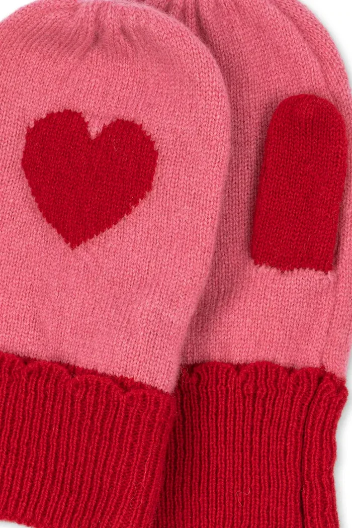 Konges Sløjd Детски ръкавици COLLETTE MITTENS в розово KS103460