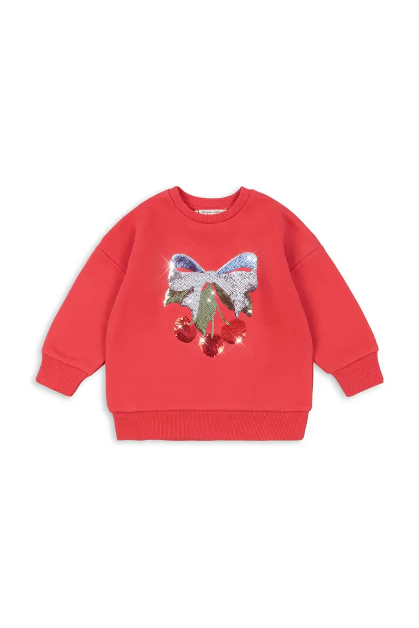 Konges Sløjd Детски суичър LOU SEQUIN SWEAT SHIRT OCS