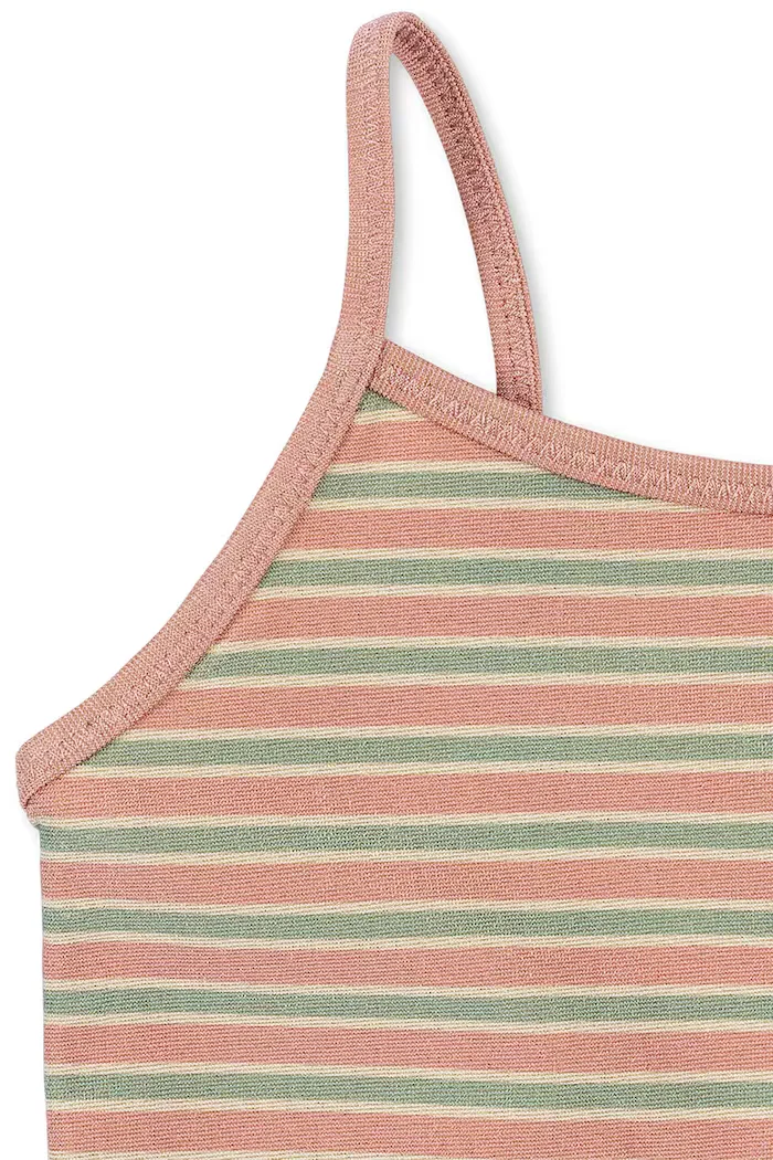 Konges Sløjd Детски цял бански BOWWOW SWIMSUIT в бежово KS104715