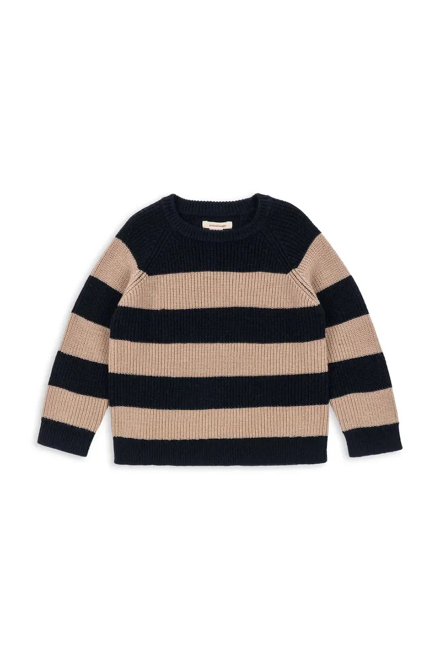 Konges Sløjd Детски вълнен пуловер VITUM KNIT SWEATER