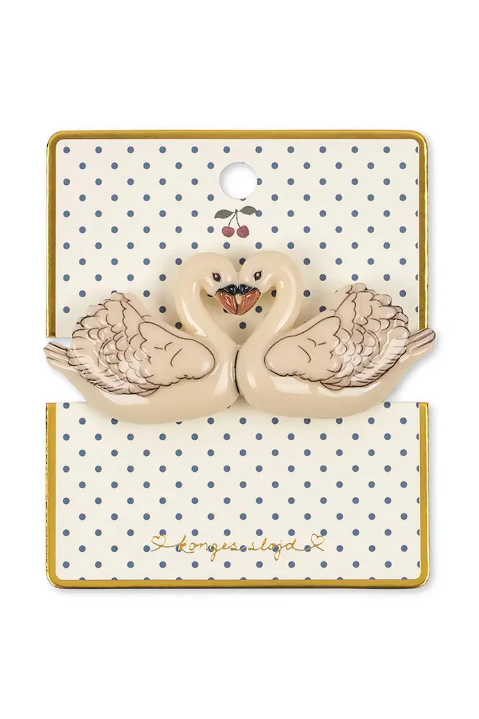 Konges Sløjd фиба за коса за деца SWAN BIG HAIR CLIP KS106272