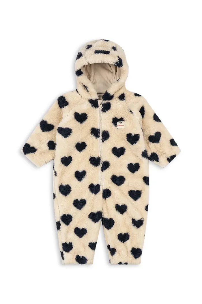 Konges Sløjd гащеризон за бебе COZY ONESIE GRS бежов KS106431