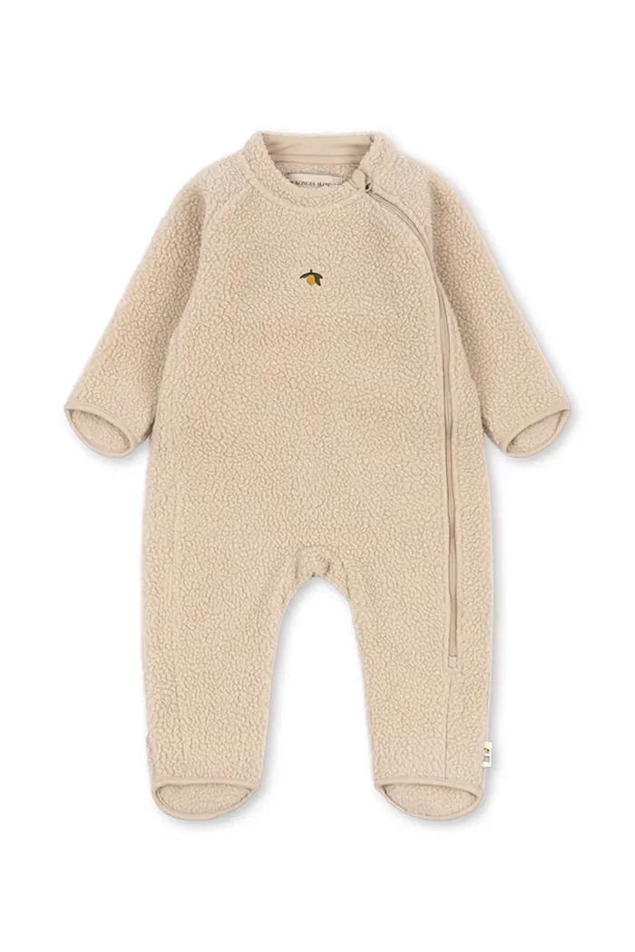 Konges Sløjd гащеризон за деца от полар SAFA ONESIE GRS бежов KS105769