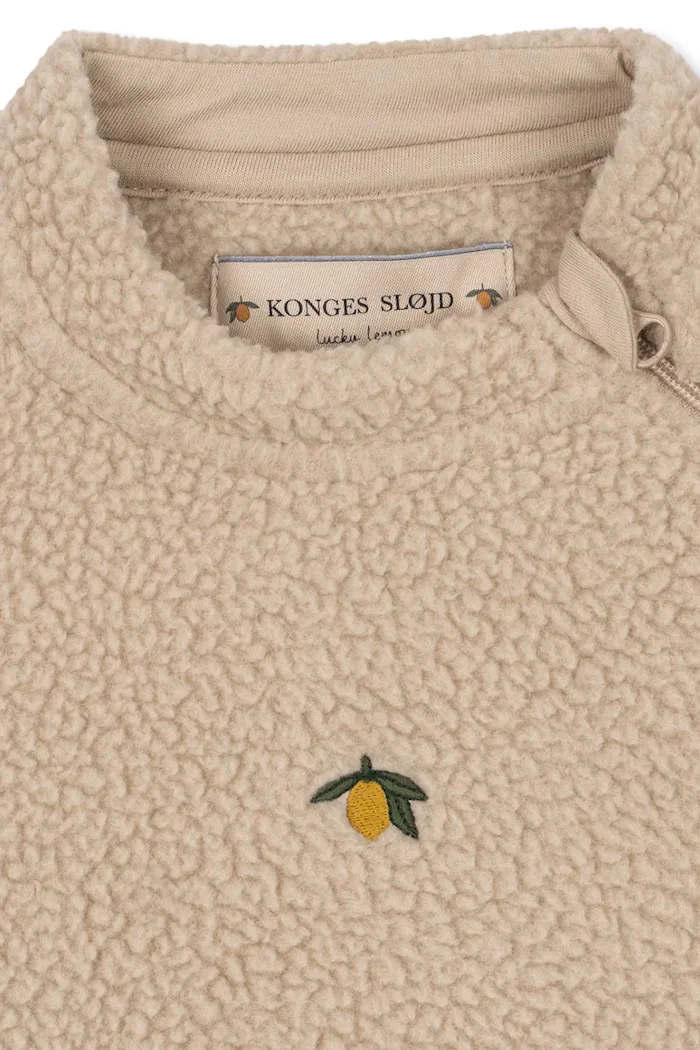 Konges Sløjd гащеризон за деца от полар SAFA ONESIE GRS бежов KS105769