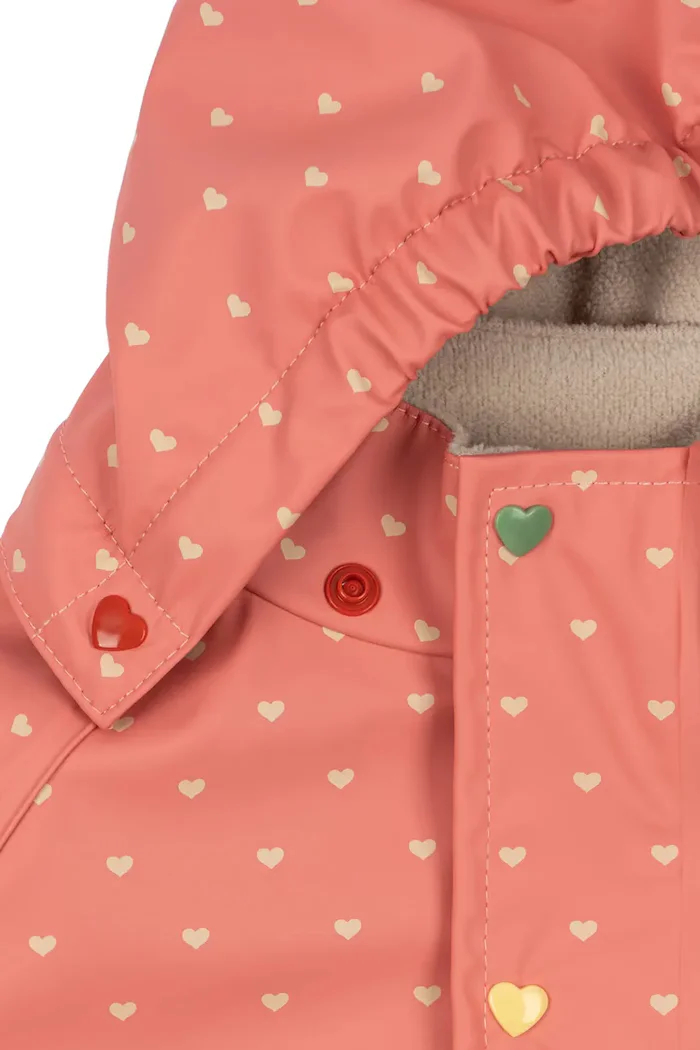 Konges Sløjd гащеризон за деца RAINY PALME DUCKLING SET GIRL розов KS105760