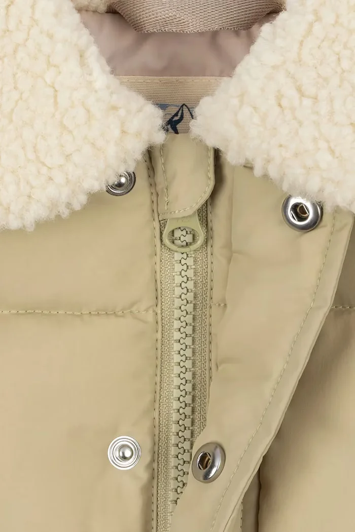 Konges Sløjd капитонирано яке за деца ALPI COLLAR JACKET GRS бежово KS105680