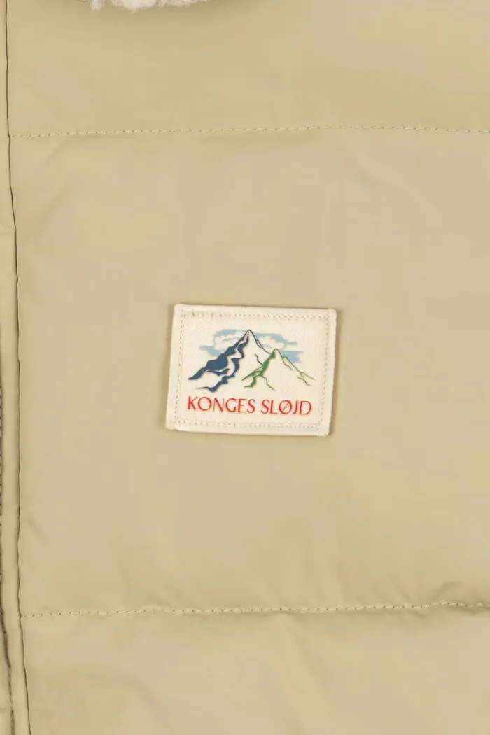 Konges Sløjd капитонирано яке за деца ALPI COLLAR JACKET GRS бежово KS105680