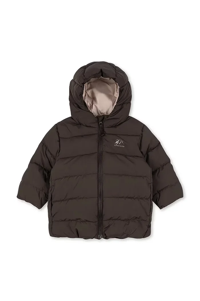 Konges Sløjd капитонирано яке за деца ALPI JACKET GRS кафяво KS105681
