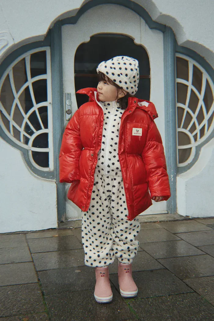 Konges Sløjd капитонирано яке за деца SEANNA JACKET GRS червено KS105770