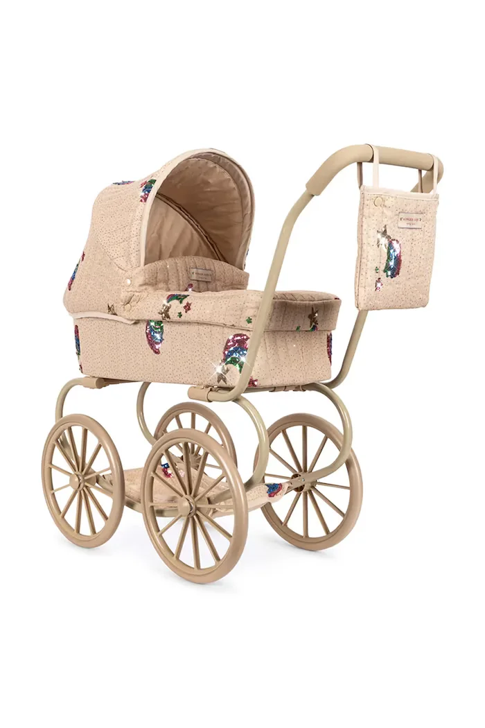 Konges Sløjd Количка за кукли за деца MINNIE TULLE DOLL PRAM розова KS106300