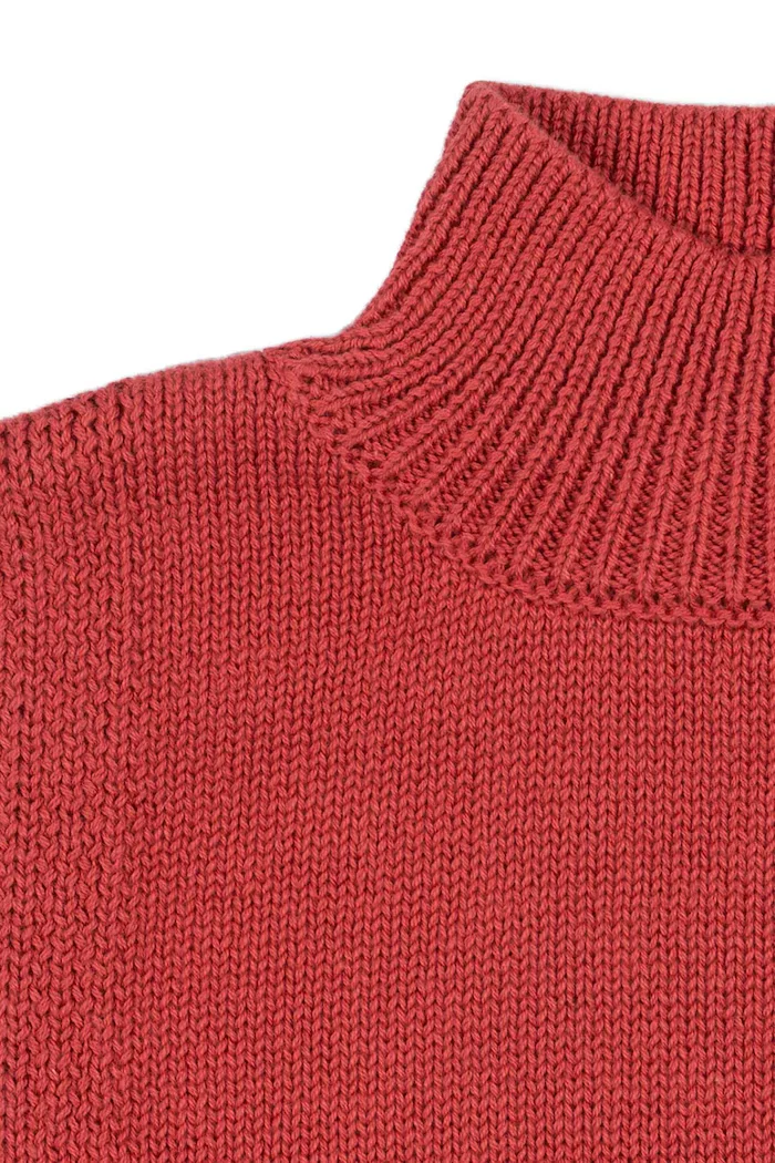 Konges Sløjd кръгъл шал за деца от памук AVELY NECKWARMER розов KS105689