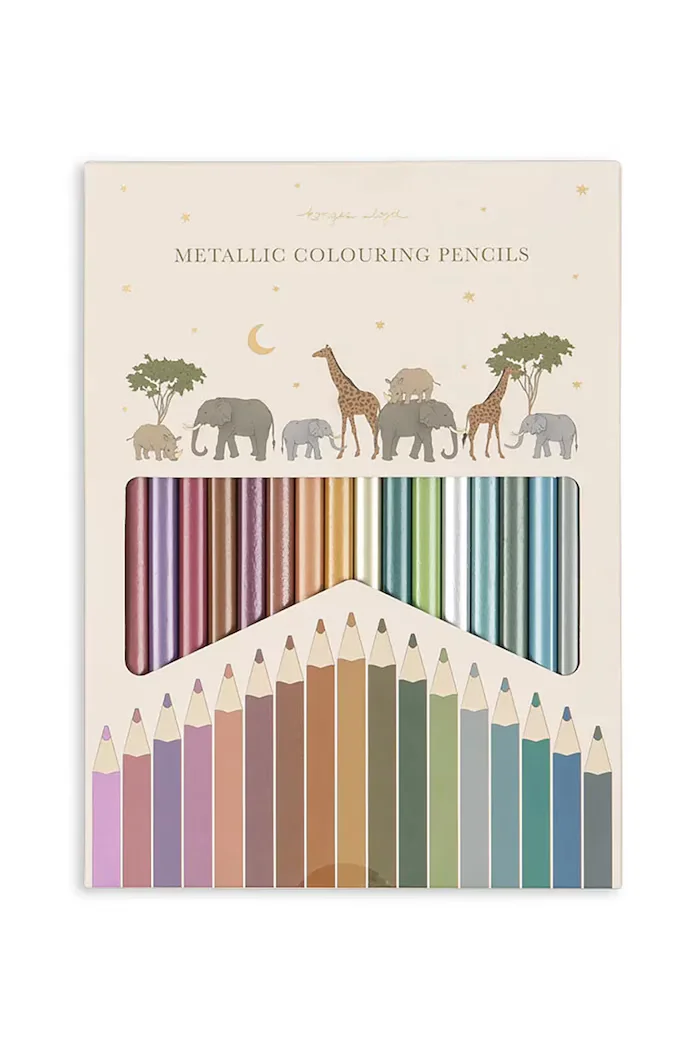 Konges Sløjd Пастели METALLIC COLORING PENCILS KS102620