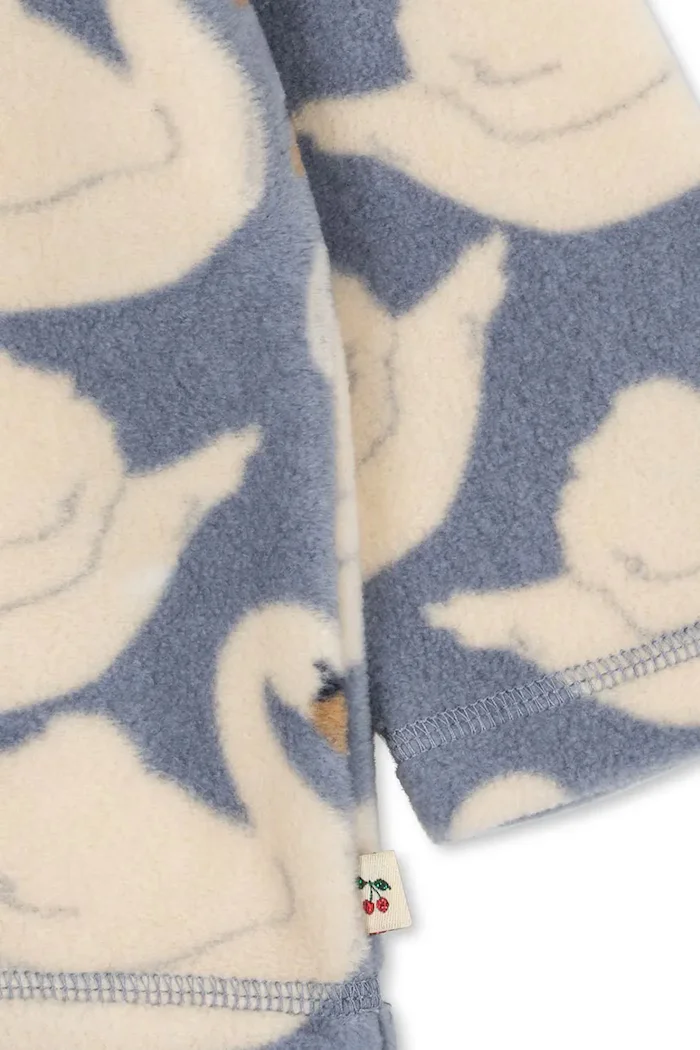 Konges Sløjd поларен суичър за деца TAVI FLEECE SWEATSHIRT GRS син KS105774
