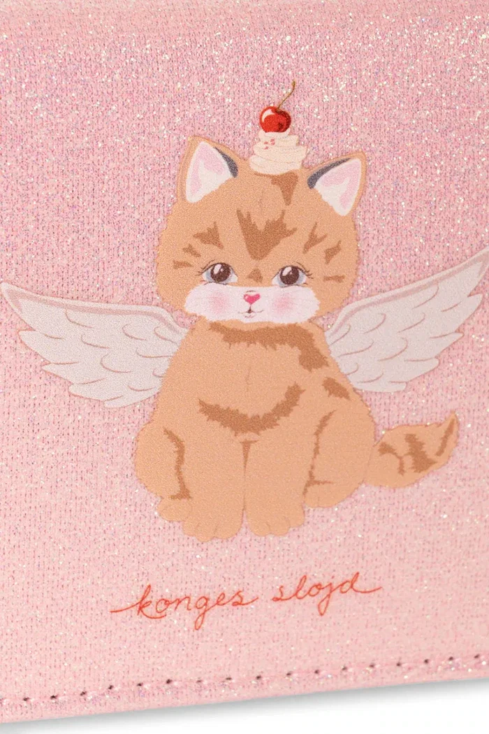 Konges Sløjd портфейл за деца CAT WALLET розов KS105936