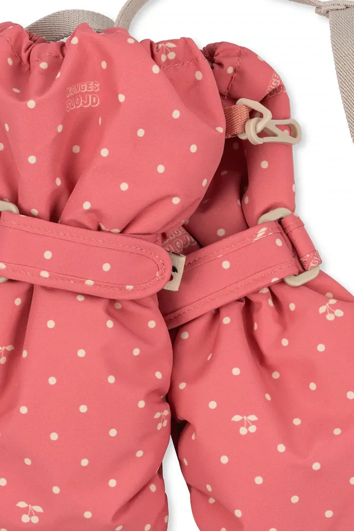 Konges Sløjd ръкавици за деца NOHR SNOW MITTENS PRINT розови KS105747
