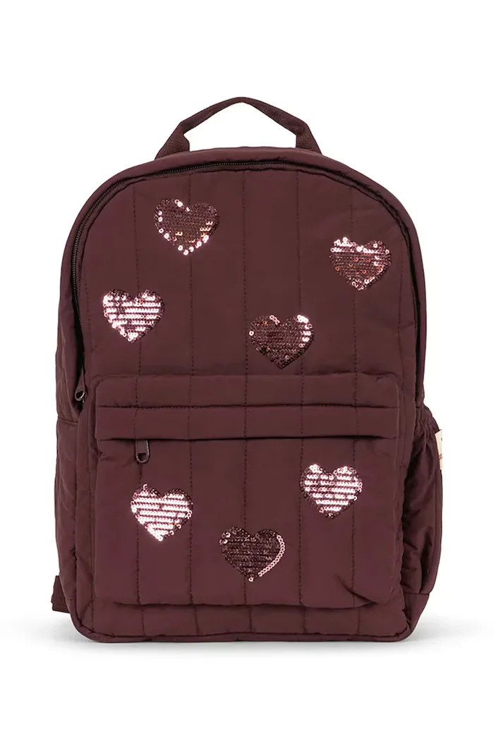 Konges Sløjd раница за деца JUNO SEQUIN BACKPACK кафява KS105732