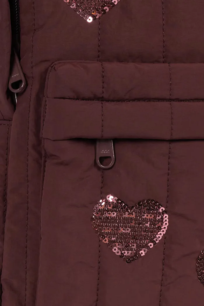 Konges Sløjd раница за деца JUNO SEQUIN BACKPACK кафява KS105732