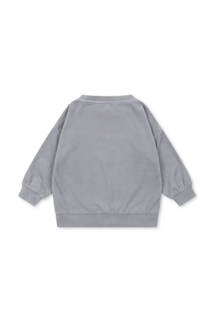 Konges Sløjd суичър за деца с памук ITTY SWEATSHIRT GOTS син KS107615