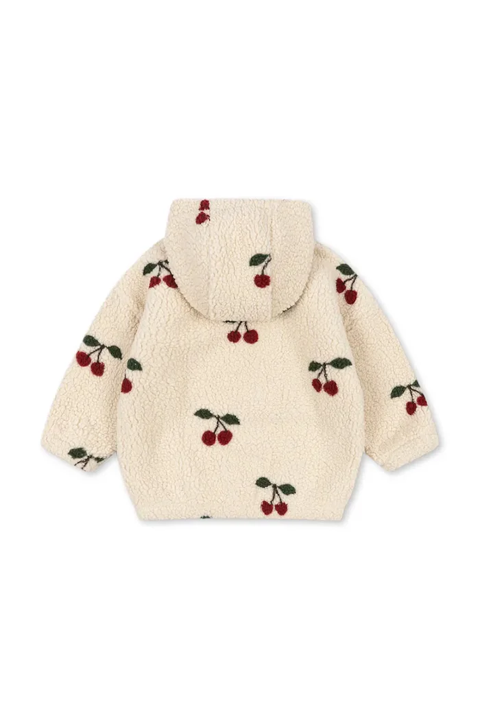 Konges Sløjd яке за деца JODY TEDDY HOODIE GRS бежово KS106048