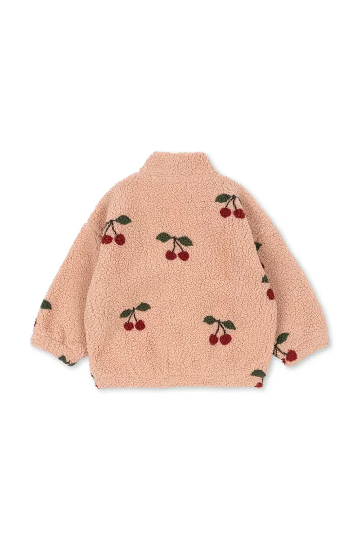 Konges Sløjd яке за деца от полар JODY TEDDY JACKET GRS розово KS105720
