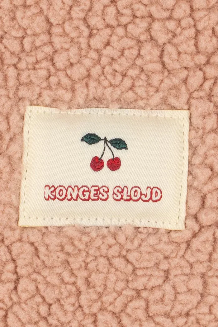Konges Sløjd яке за деца от полар JODY TEDDY JACKET GRS розово KS105720