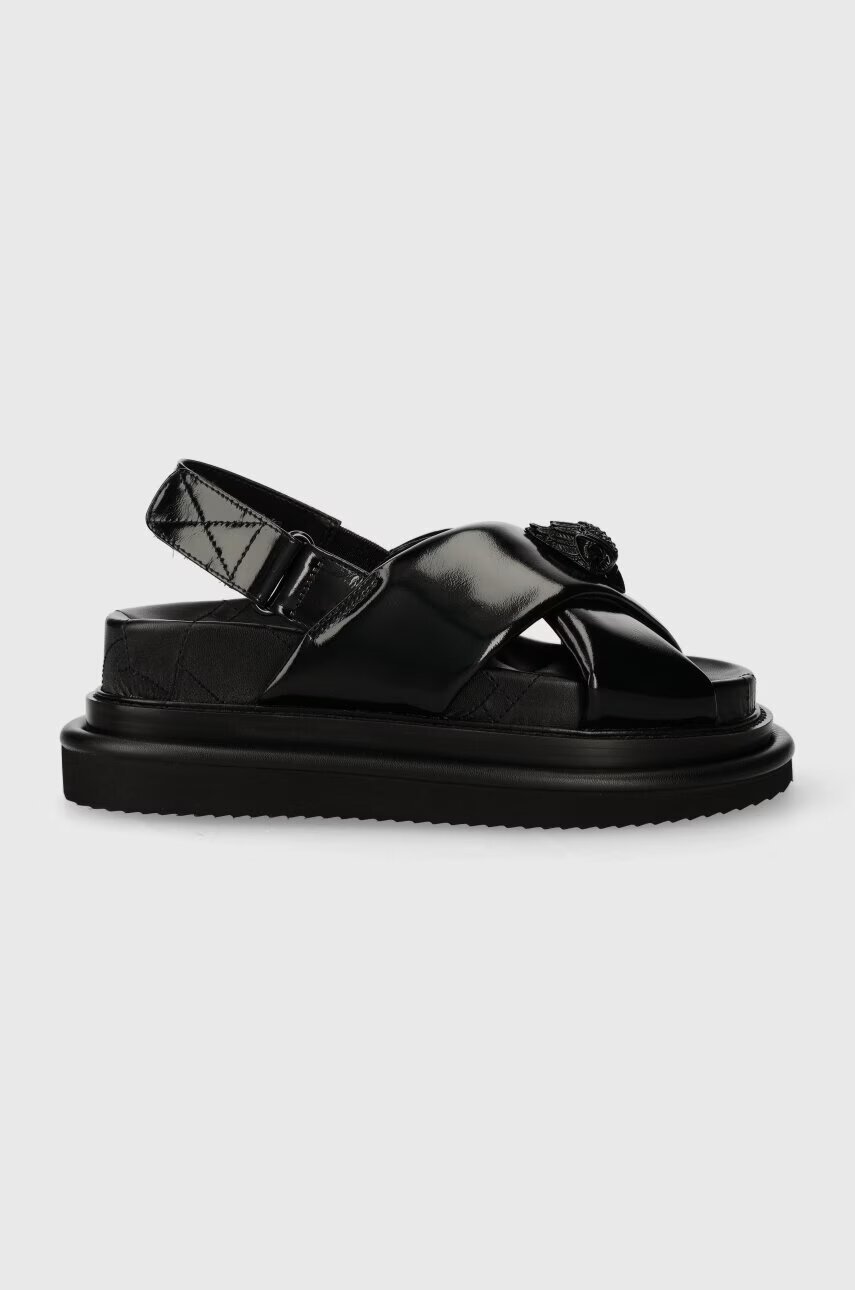 Kurt Geiger London Кожени сандали Orson Cross Strap Sandal