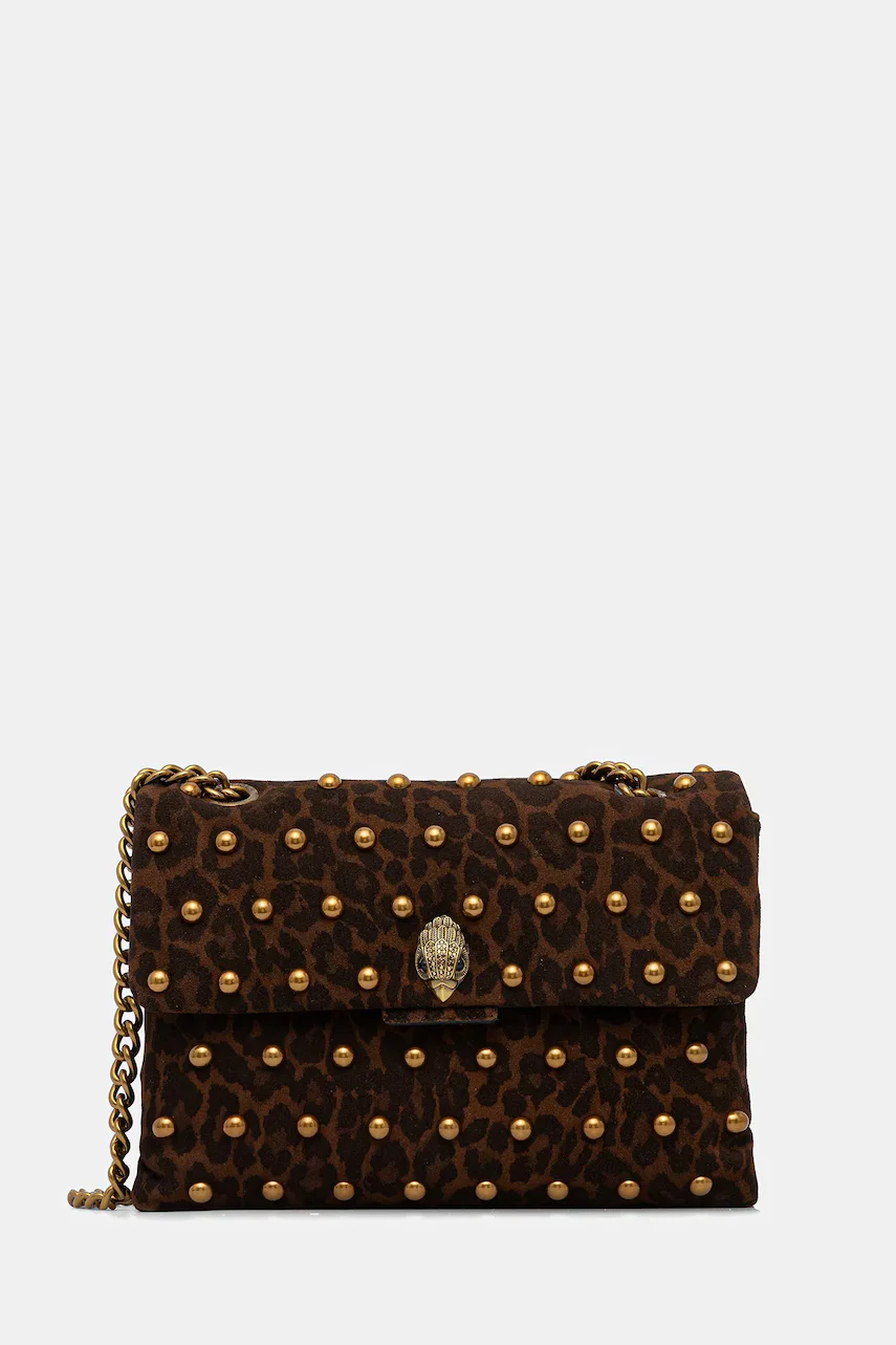 Kurt Geiger London Велурена чанта KENSINGTON