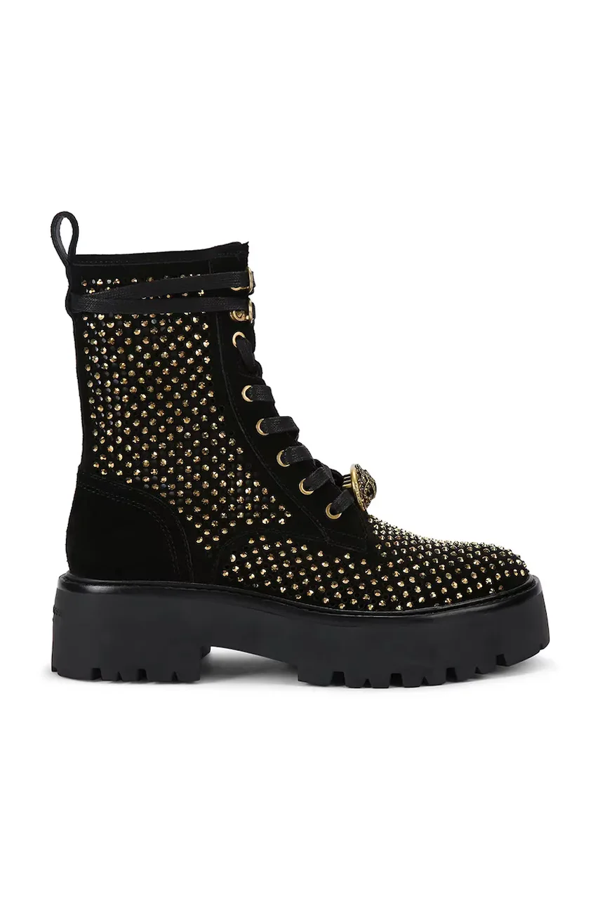 Kurt Geiger London Велурени кубинки Chelsea Perf Boot