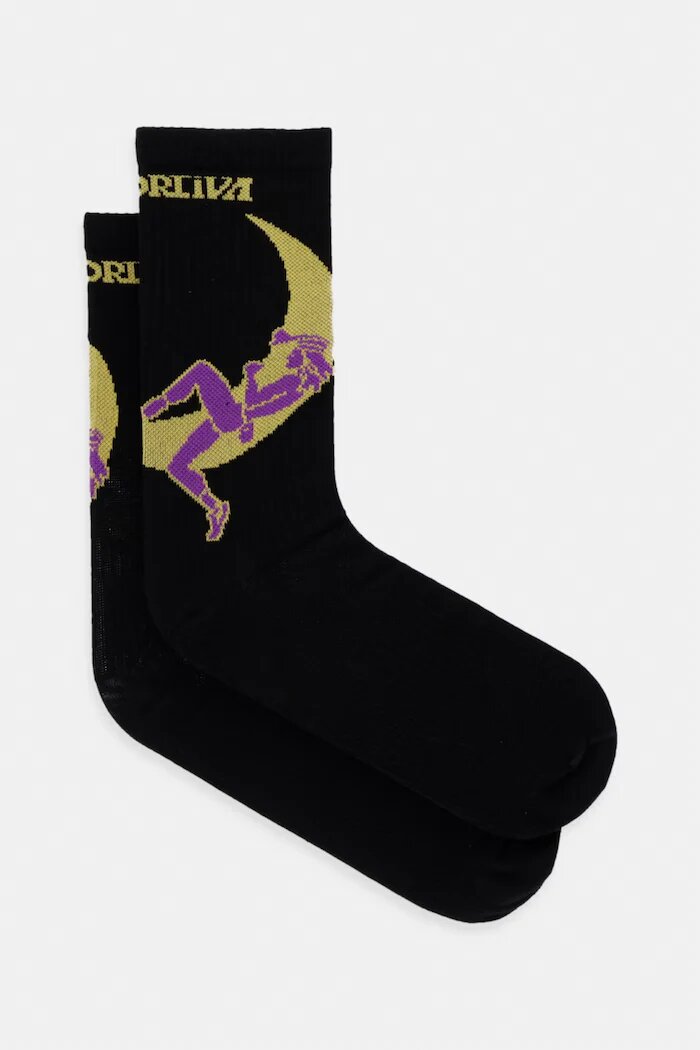 La Sportiva чорапи Climbing on the Moon черни ZZCS003