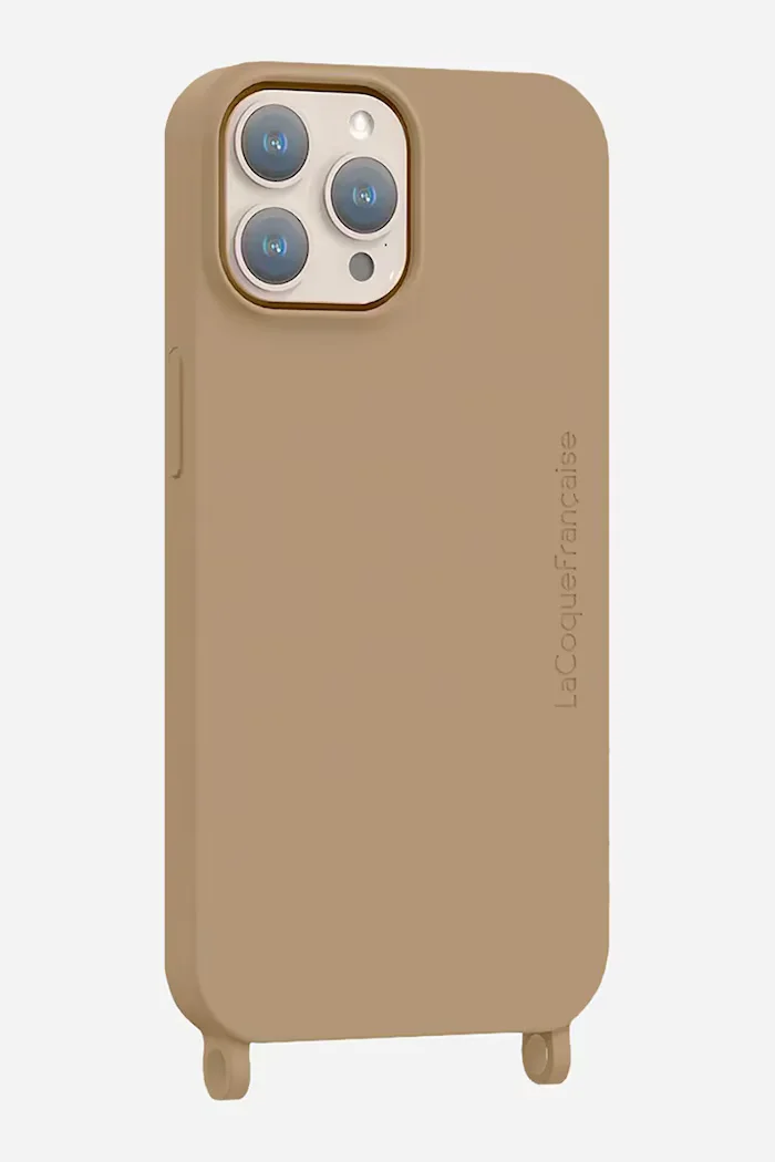 LaCoqueFrançaise кейс за телефон Iphone 16 pro бежов LE322141
