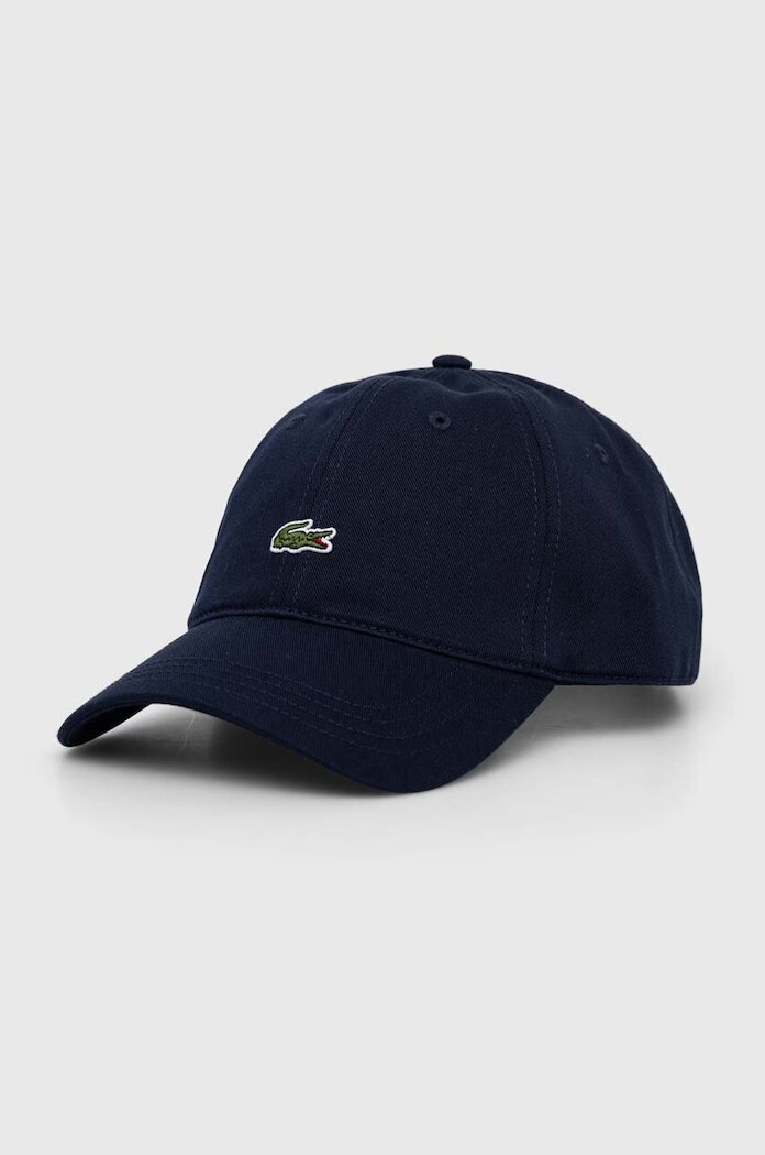 Lacoste Бейзболна шапка от памук тъмносиня RK0491