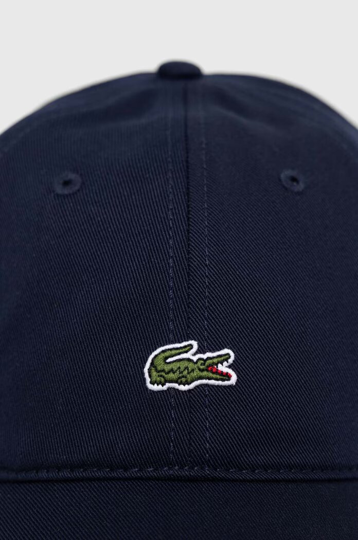 Lacoste Бейзболна шапка от памук тъмносиня RK0491
