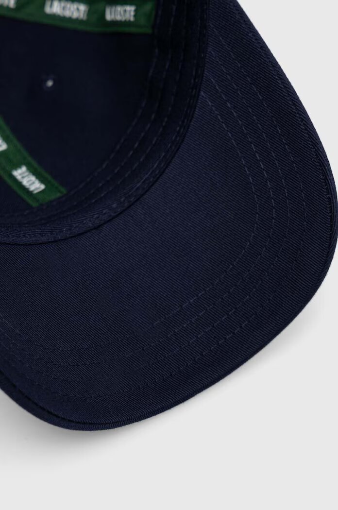 Lacoste Бейзболна шапка от памук тъмносиня RK0491