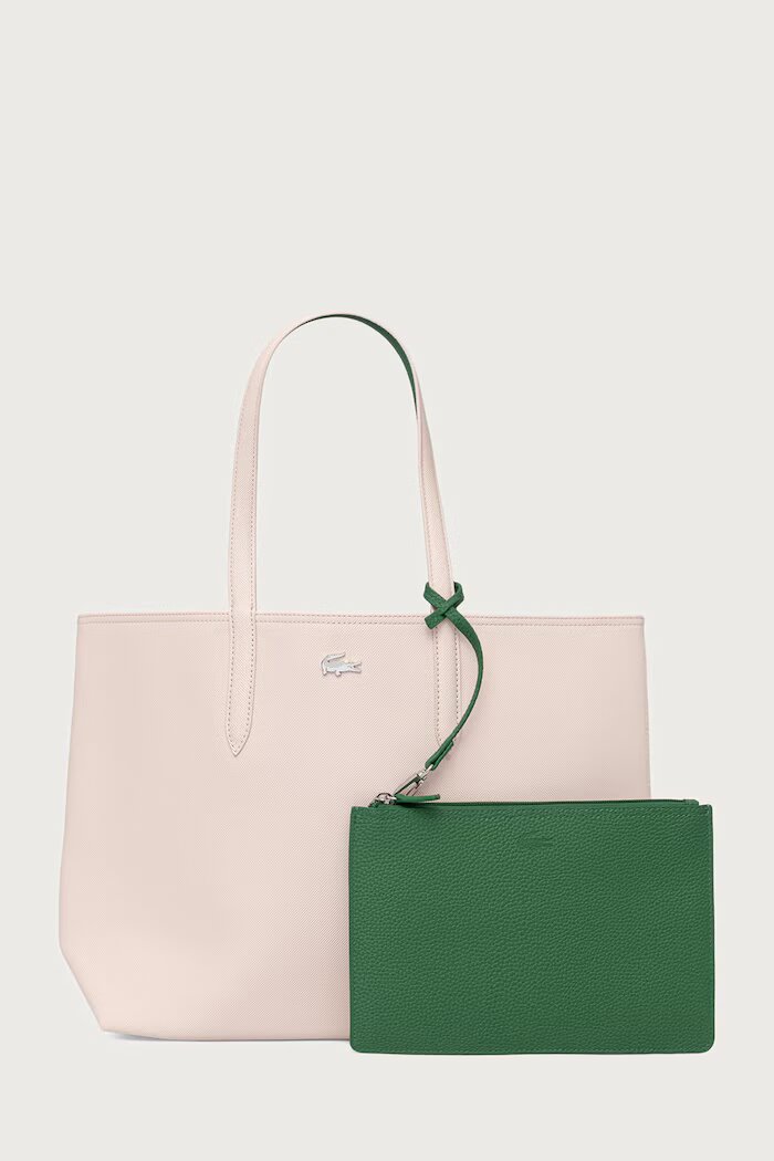 Lacoste чанта с две лица дамска розова NF2142AA