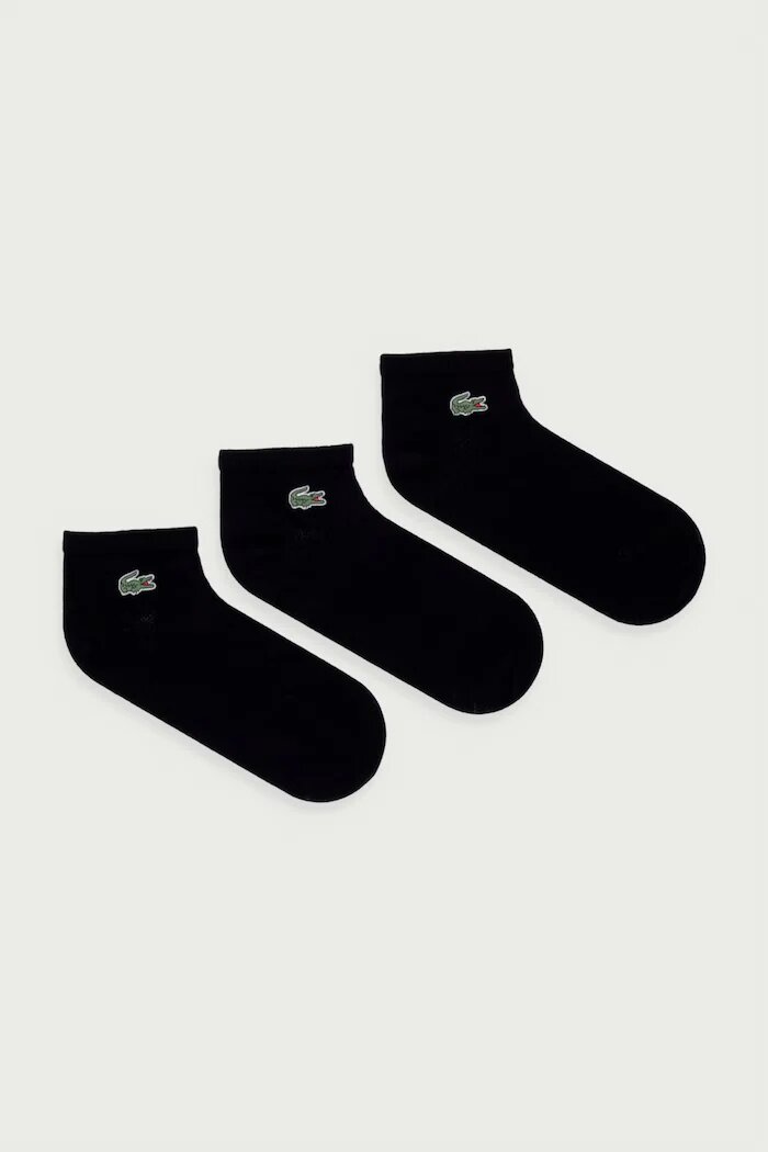 Lacoste чорапи 3 броя черни RA9267
