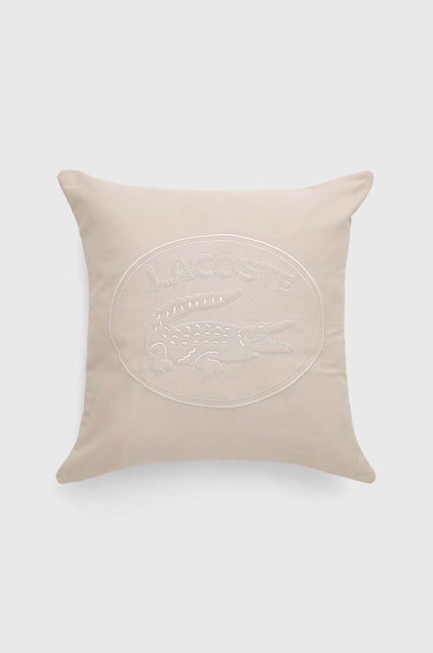 Lacoste Калъфка за декоративна възглавница L Beige 45 x 45 cm