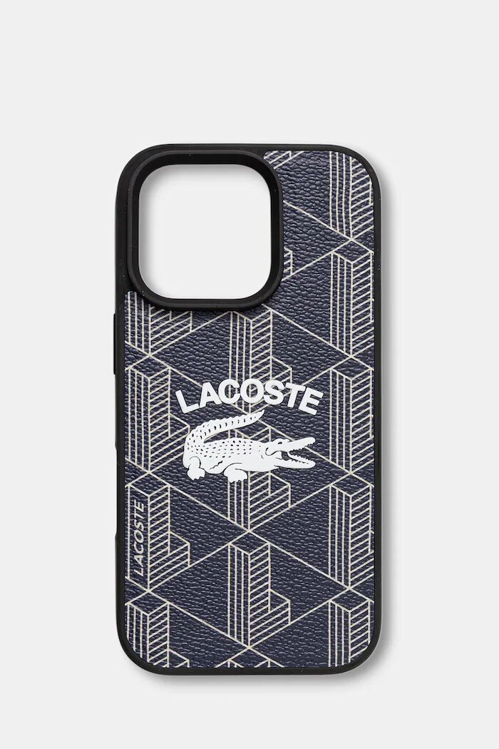 Lacoste кейс за телефон iPhone 16 Pro тъмносин LCHMP16LPIGV