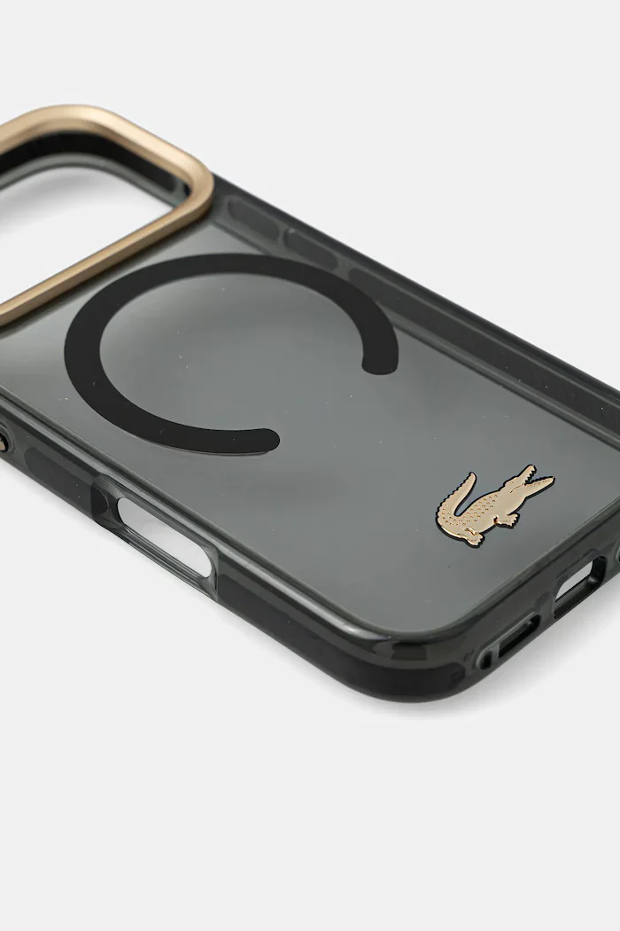 Lacoste Кейс за телефон iPhone 17 Pro в черно LCHMP17LUFWAK