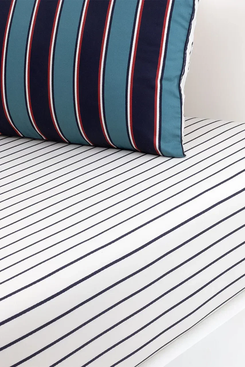 Lacoste Памучен чаршаф с ластик L BOLD 90 x 200 cm