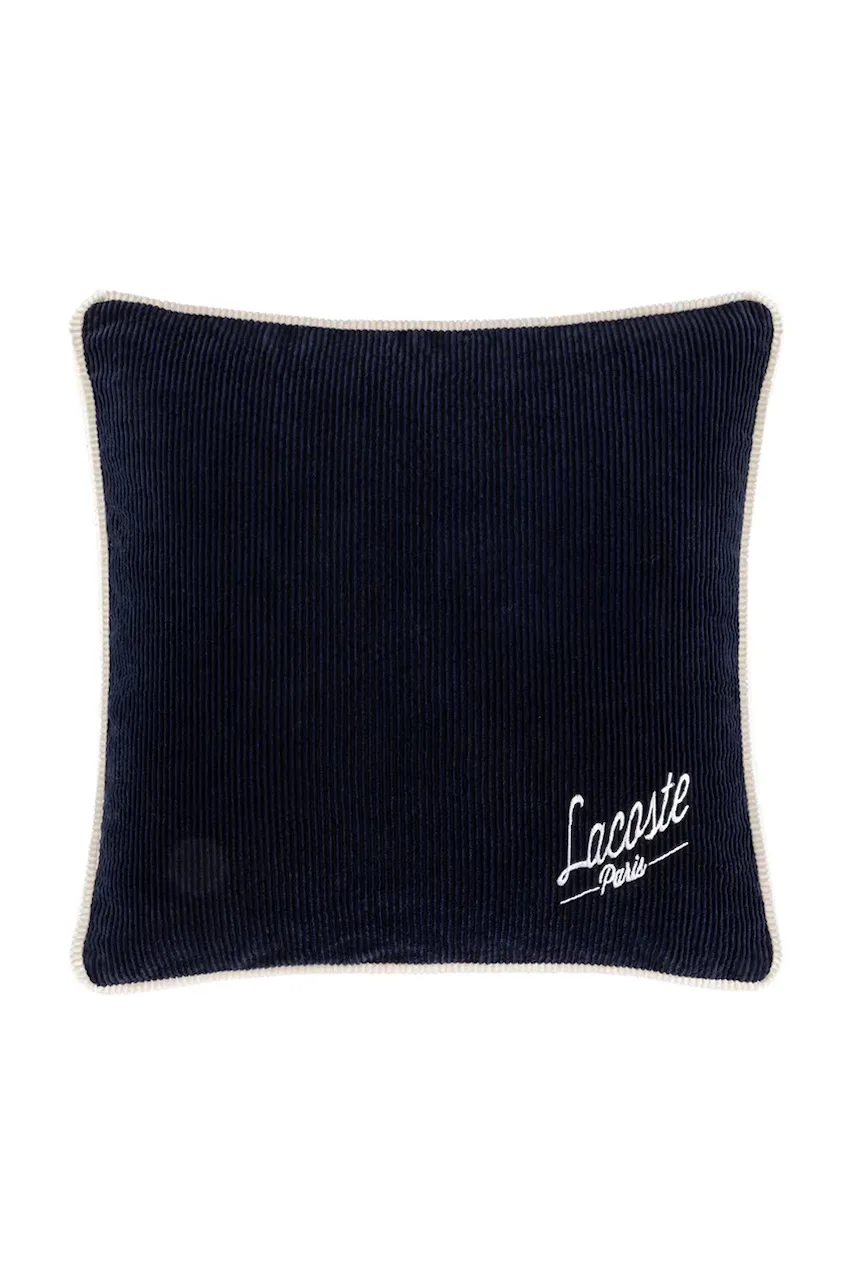 Lacoste Памучна калъфка за възглавница L VELVET Marine 45 x 45 cm