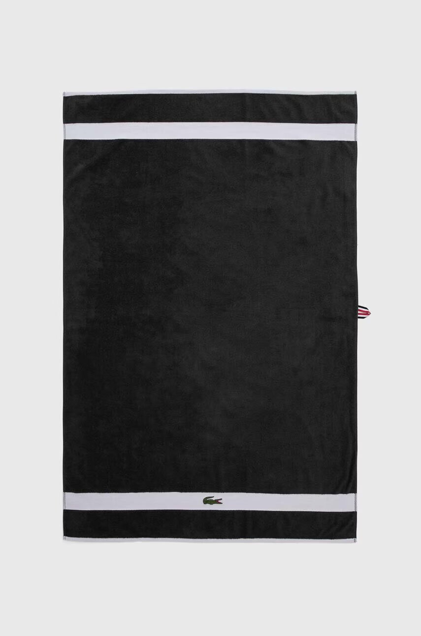 Lacoste Памучна кърпа L Casual Bitume 90 x 150 cm