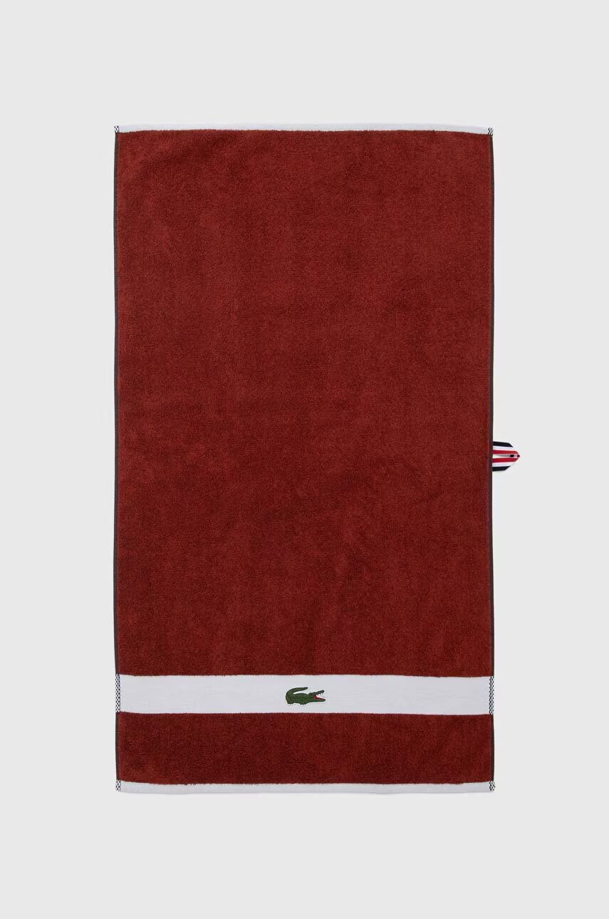 Lacoste Памучна кърпа L Casual Terre Battue 55 x 100 cm