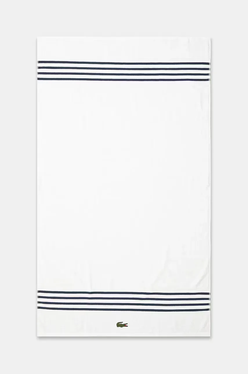 Lacoste Памучна кърпа L Courtline Marine 90 x 150 cm