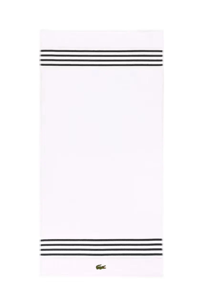 Lacoste Памучна кърпа LCOURTLI Bitume 70 x 140 cm