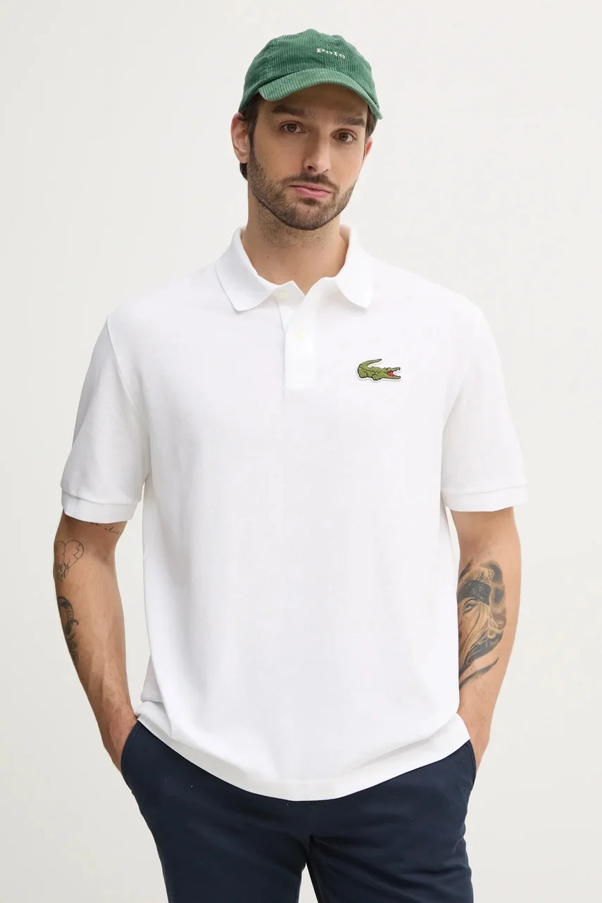 Lacoste Памучна тениска с яка